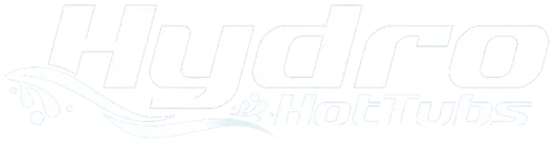 white Hydro hot Tubs logo